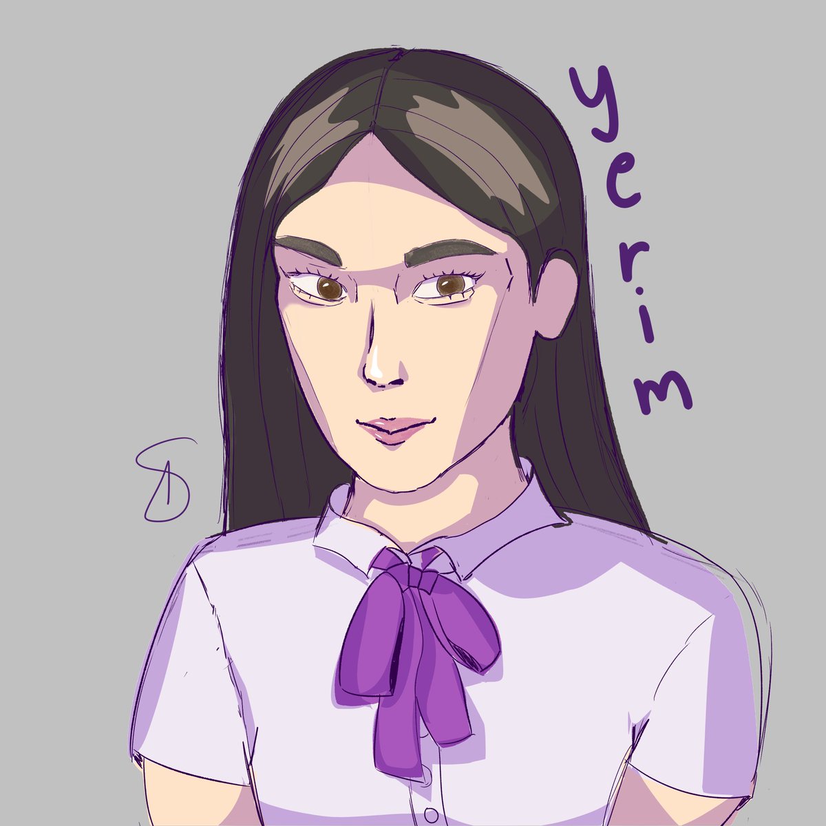 practique hacer la estructura de lac cara con choerry #choerry #loonathefanart #artms #choerryartms