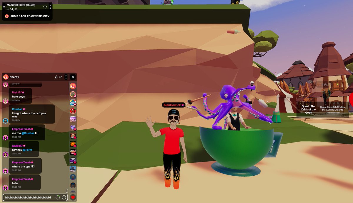 Alan Howick In Decentraland tweet media