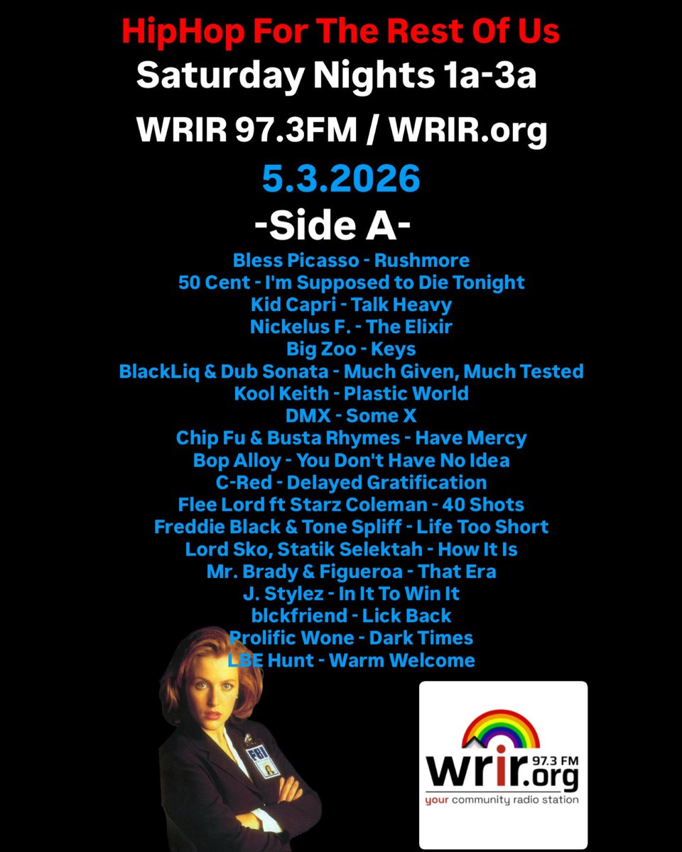 BlackLiq's tweet image. I hope the aliens are hiring. Hip-Hop For The Rest of Us is live 1a-3a on @WRIR973fm or anytime via the stream link at WRIR.org where you can run it back via the archive. #WRIR #RVA #xfiles #disclosure #WOFTD