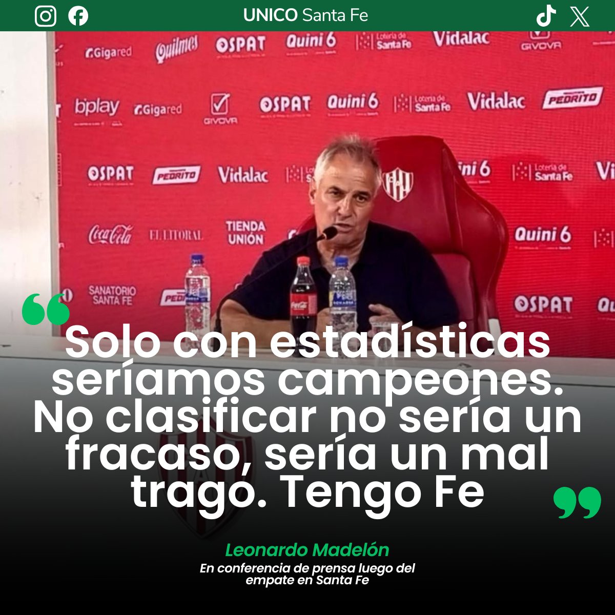 Único (Información santafesina de fútbol) tweet media