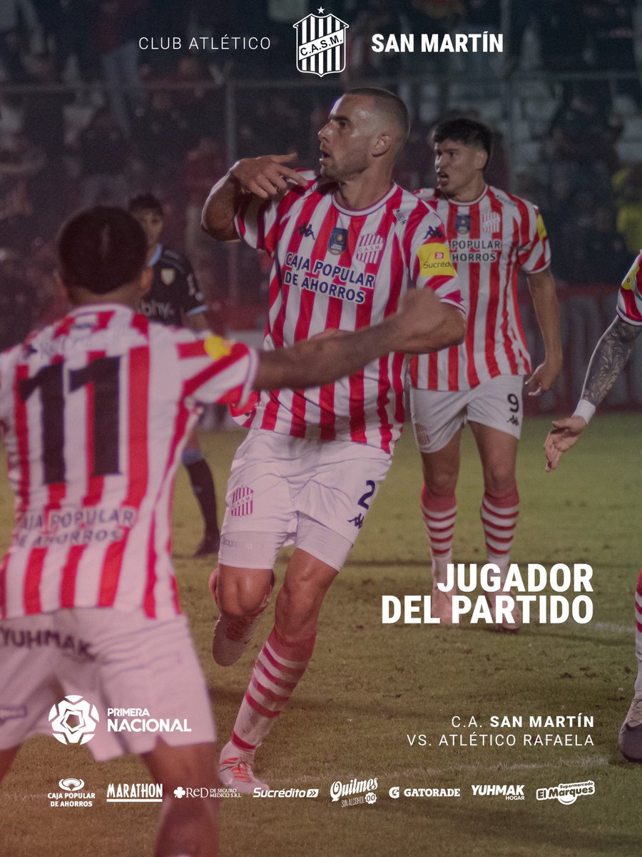 🔴⚪️ #PrimeraNacional

El jugador del partido 🇦🇹

Por los hinchas en nuestro canal de WhatsApp, Nicolás “Fosa” Ferreyra fue elegido como la figura del triunfo 2-1 ante Atlético Rafaela.

⚽️ #VamosCiudadela