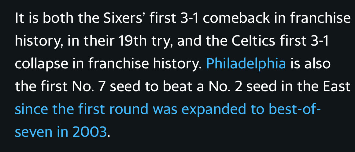 Ok my <a href="/sixers/">Philadelphia 76ers</a> …💪🏀⛹🏾‍♂️