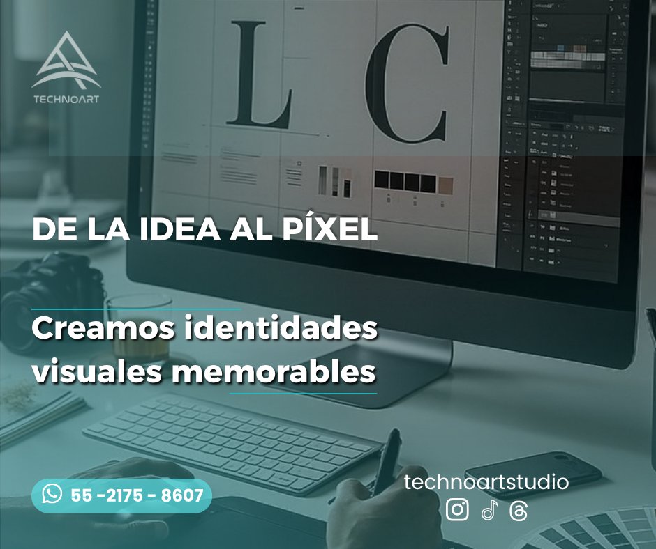 TechnoArt22's tweet image. Llevamos tu visión de la 𝗶𝗱𝗲𝗮 𝗮𝗹 𝗽í𝘅𝗲𝗹. Nos especializamos en crear identidades visuales memorables que no solo se ven bien, sino que cuentan una historia y generan confianza desde el primer segundo.

#Branding #IdentidadVisual #DiseñoGrafico #TechnoartStudio