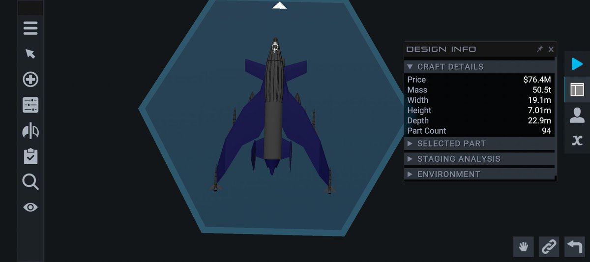 YHj8CfJjIpKUvFi's tweet photo. オリジナル戦闘機作りました!(ミサイルはただのロケット)
#JunoNewOrigins
#simplerockets2
#オリジナル
#飛行機
#架空機
#戦闘機
#架空飛行機 https://t.co/EHqkA96ATM