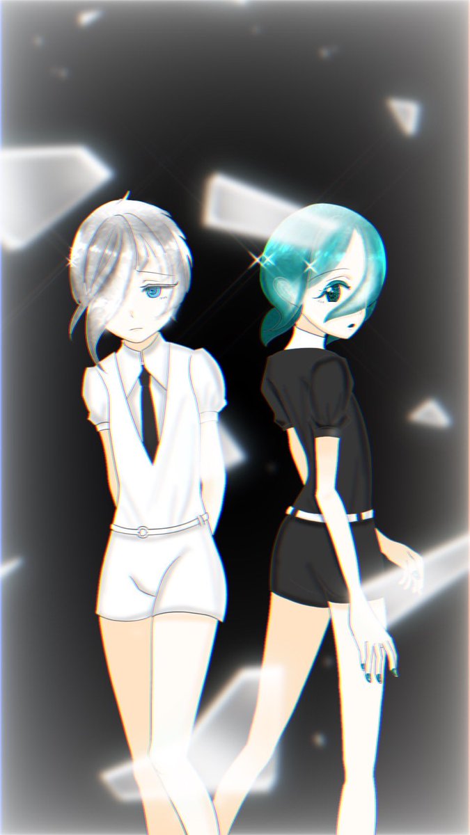 宝石の国」 アンタークチサイト×フォスフォフィライト #宝石の国