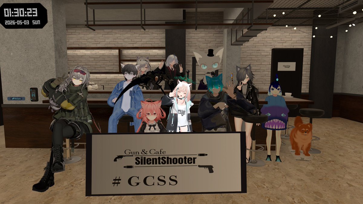 Laviiii0x0's tweet photo. #GCSS #VRChat 
昨晩の営業写真📸
5月初週！もう5月です早い！！
先週に引き続きご来店ありがとうございます！
途中わんちゃん多めでドッグラン状態で可愛かったです🥰
和やかなムードでご来店が続いて、最終賑やかでした🥳
ぜひ、また次の営業でお待ちしております☺️ https://t.co/FUqJxFiqpd