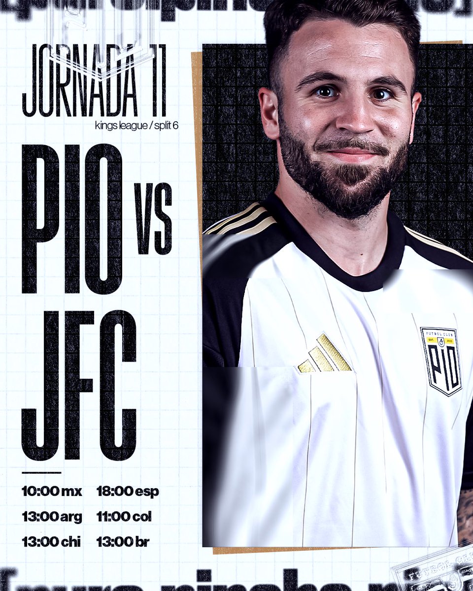 Última jornada de la fase regular 

J11 🆚 Jijantes FC 

10H 🇲🇽 | 18H 🇪🇸