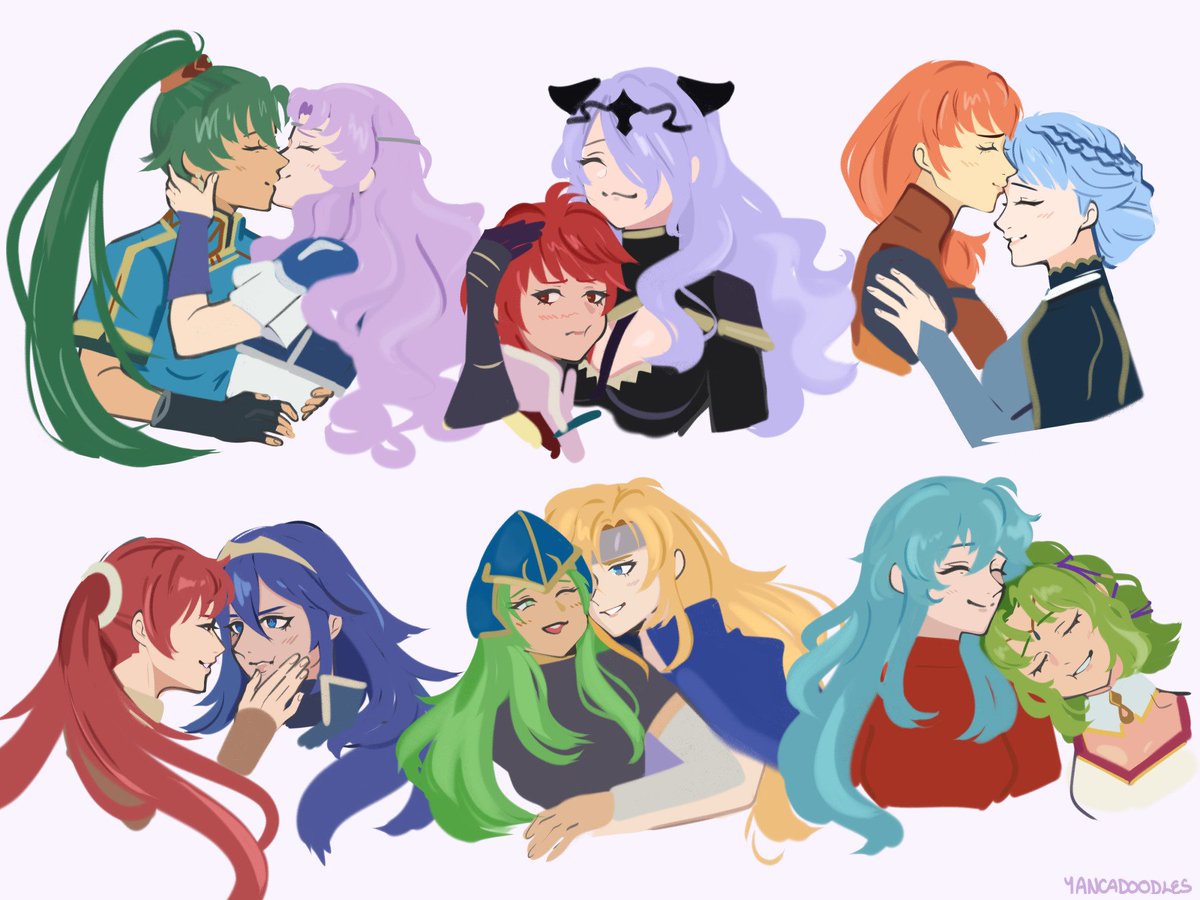 yancadoodles's tweet photo. also some of my fave fe f/f ship doodles i did a while ago https://t.co/NLVX4wIknf