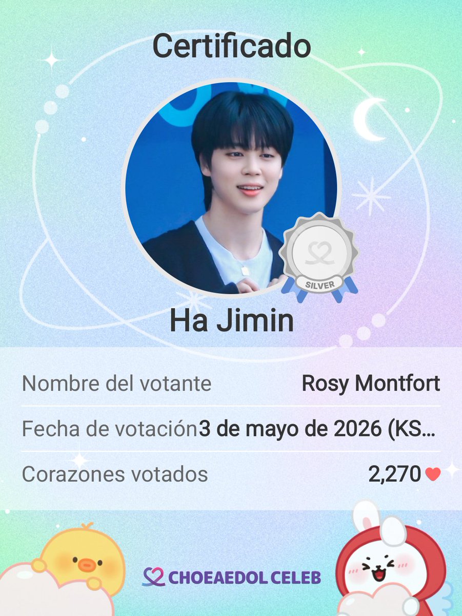 MontfortRosa's tweet image. Votación completada hoy💝
¡Vamos a CHOEAEDOL_Celeb juntos!

#CHOEAEDOL_Celeb #Ha Jimin #VotingProof

myloveactor.com/community/?ido…