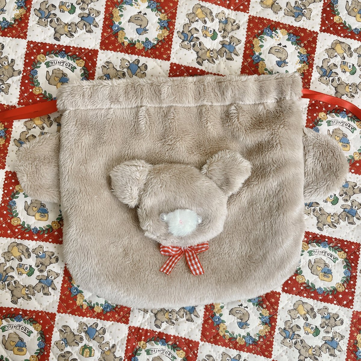 🐻くまちゃん巾着🐻 準備中♡
