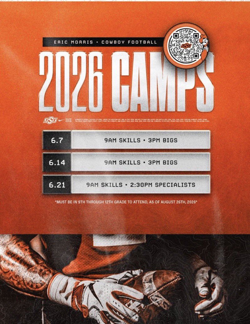 harrison_p8's tweet photo. Thank you @hunterhsmithh for the camp invite!
@CowboyFB 
@ChadPennington 
@lexsayrefb https://t.co/OSJPXHnclH