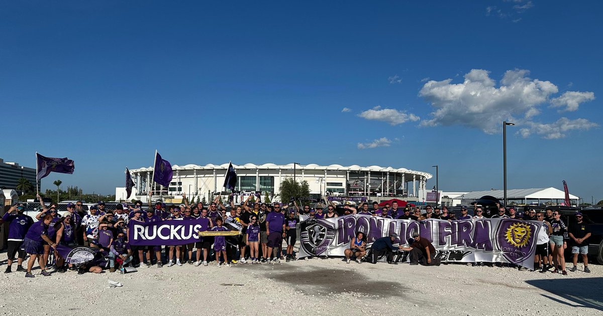 IronLionFirm's tweet photo. There will be more photos and videos to share in the days to come, but for now, there is this.

This is a win for all the supporters who made the journey down on sweaty busses, partied in a construction site, and sang for the boys from the very last row of the stadium. 

It is a win for the true believers who never stopped screaming their hearts out to motivate the team that one extra ounce. Tonight. TONIGHT!

FLORIDA IS PURPLE!

#VAMOSORLANDO