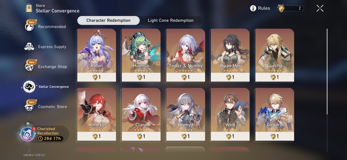 kaedharak's tweet photo. 💌 WTS HSR ACCOUNT CYRENE STARTER
#zonauang #zonajajan

🍒 TL 28 asia mc stelle
🍒 rate off pity 9 limited banner
🍒 pity 61 standard banner
🍒 VERY FARMABLE (pic di thread)

⭐️ B5 : cyrene, danheng terrae, archer, welt, seele, (+3 other B5 by choice), mc

⭐️ price : 65k

(CONT) https://t.co/Ja5x47gB0z