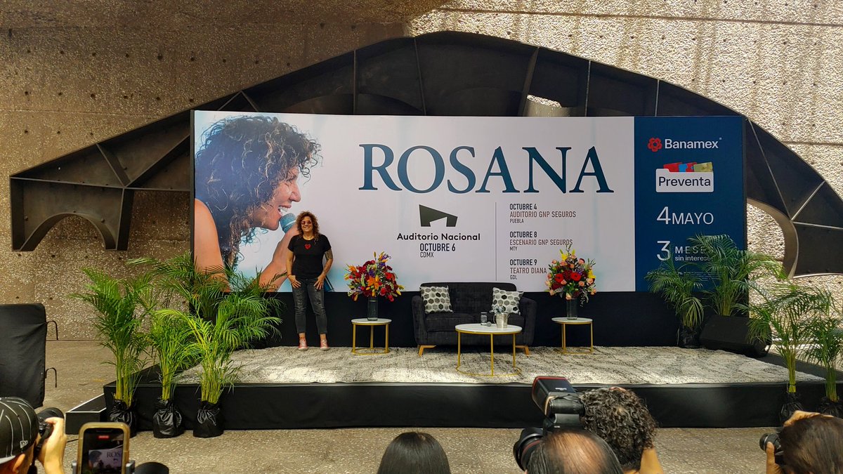 ViernesMagazine's tweet photo. Rosana anuncia en México la gira: «Vamos a Star», además de la docuserie: «¡Mejor vivir sin miedo!».

https://t.co/9RCjyNB1Sr

@RosanaOficial
@ocesa_total 
#VamosAStar https://t.co/xs3akOiAAd