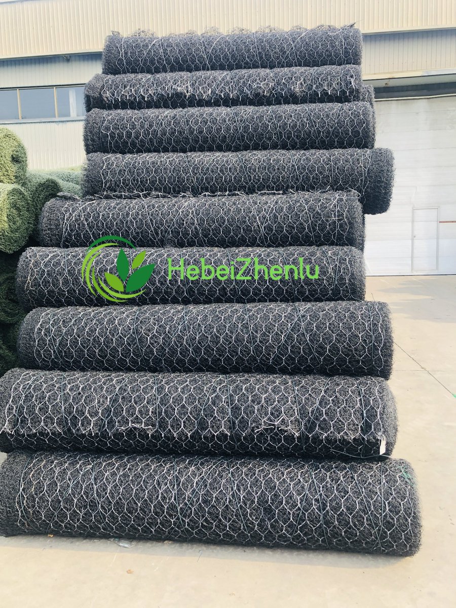 zhumaogabion's tweet photo. ZhenLEM®-Reinforced 3D Geomat / Geocomposite Mattress
This product is a composite geosynthetic material composed of a 3D flexible geomat layer and high-strength galvanized or PVC coated hexagonal wire mesh.#MACMAT
#ErosionControl
#SlopeProtection
#GabionMesh
#RiverbankEngineering https://t.co/Zir1GbVAQj