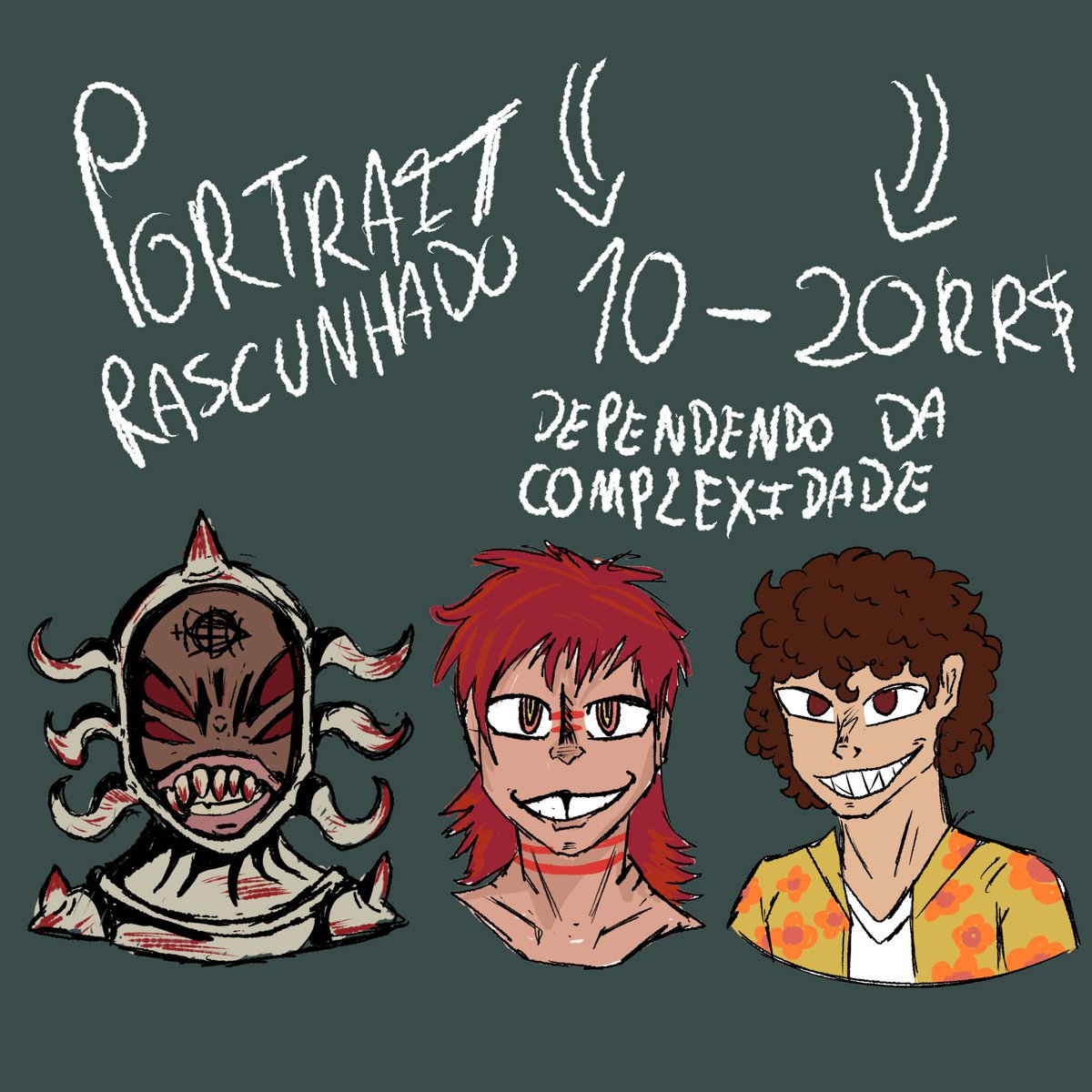 evan_Raidenn's tweet photo. COMISSÕES DE EMERGÊNCIA

eu to precisando  me sustentar para esse mês já que a faculdade sugou meu cartão, então eu estou proondo os portaits rascunhados para ser mais fácil para mim fazer e tem um preço mais acessível!
Desde já agradeço se divulgarem!!

#BRArt #RPgdacomunidade https://t.co/gzfT4wKreT