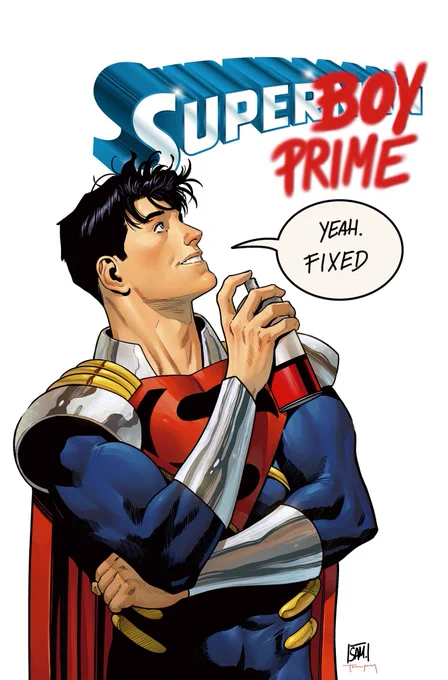 Daniel Sampere is climbing up my list of favorite dc artists i love his superboy primes so muchh 