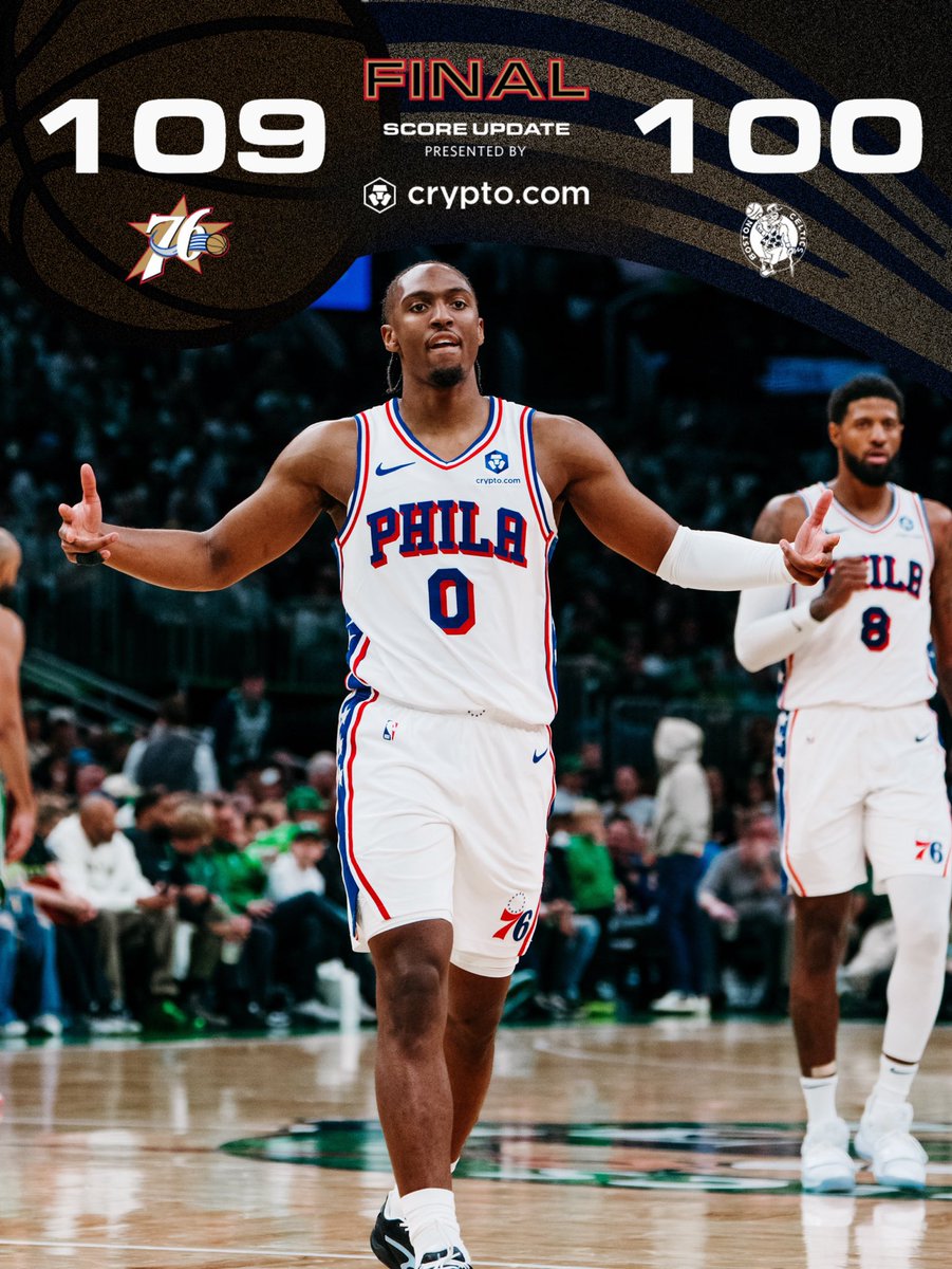 radiolimamatt's tweet photo. The Next Edition of the Boston Strangler !  Toney ▶️ Now Maxey !   #76ers #Celtics #NBA https://t.co/trEIaK7tJ1