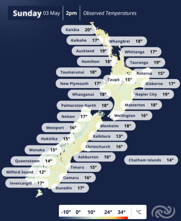 MetService NZ tweet media
