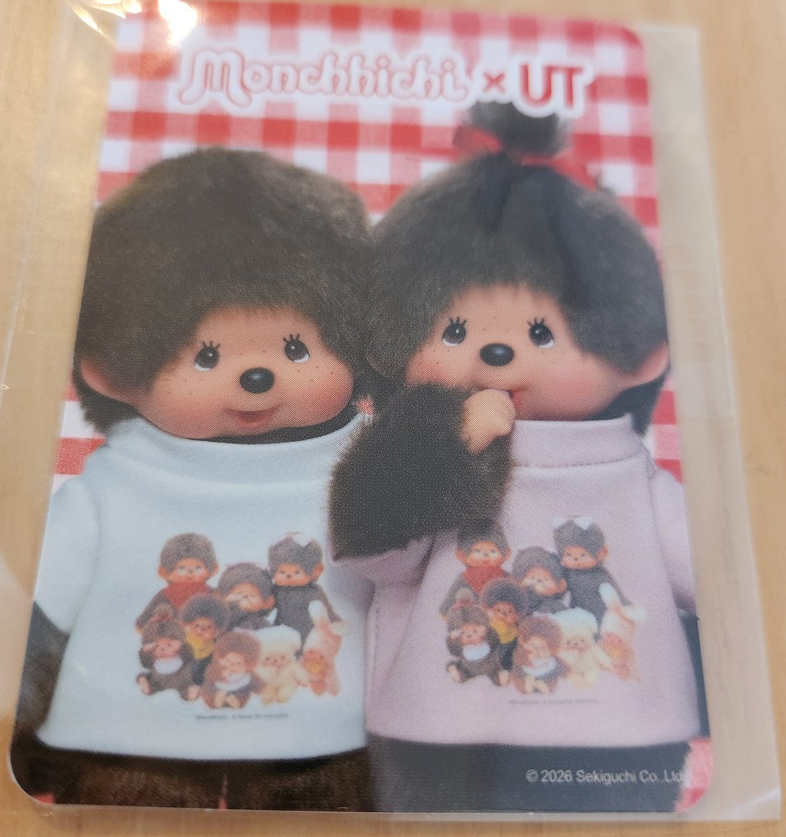A9sSG3Itenvlvsn's tweet image. モンチッチのUT買いました。
購入したレシートと一緒に紙が出てきてそれを店員さんへ渡したらカードいただけました。
カードの種類は1種類だけだそうです。
Tシャツのタグも可愛いので捨てれません🍀
#モンチッチ
#UT
#UNIQLO