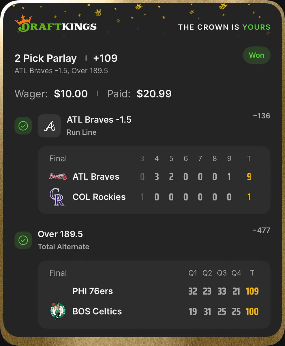 EricGamblezz's tweet photo. WE ARE OFF🚀🚀🚀

PLAY 1: $10➡️$20.99✅

Lock In For Tomorrow…
Play 2 Coming🪜
#GamblingX #LadderChallenge https://t.co/pnzMjo0hKa