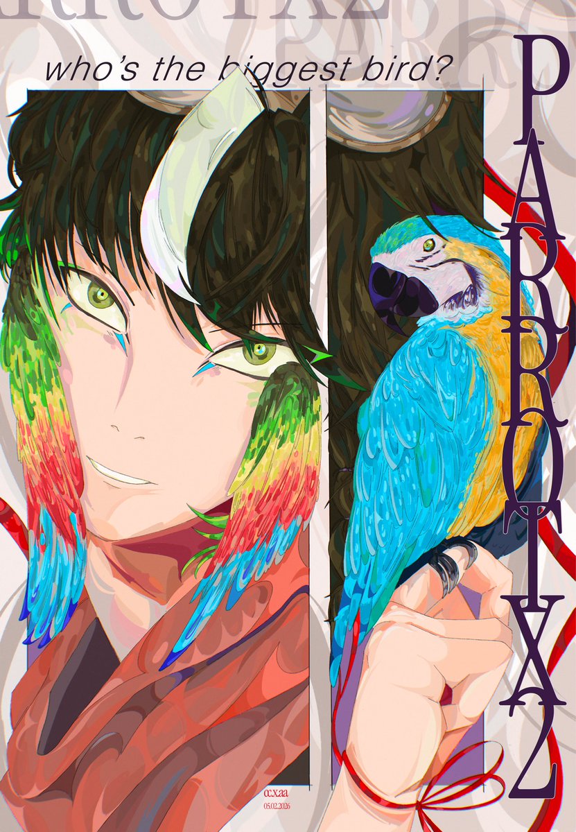 cc_x_aa's tweet photo. 🦜• ☯️ 

#wifiesfanart #parrotx2fanart #unstablesmp #unstableuniverse https://t.co/c9sYANUfyT