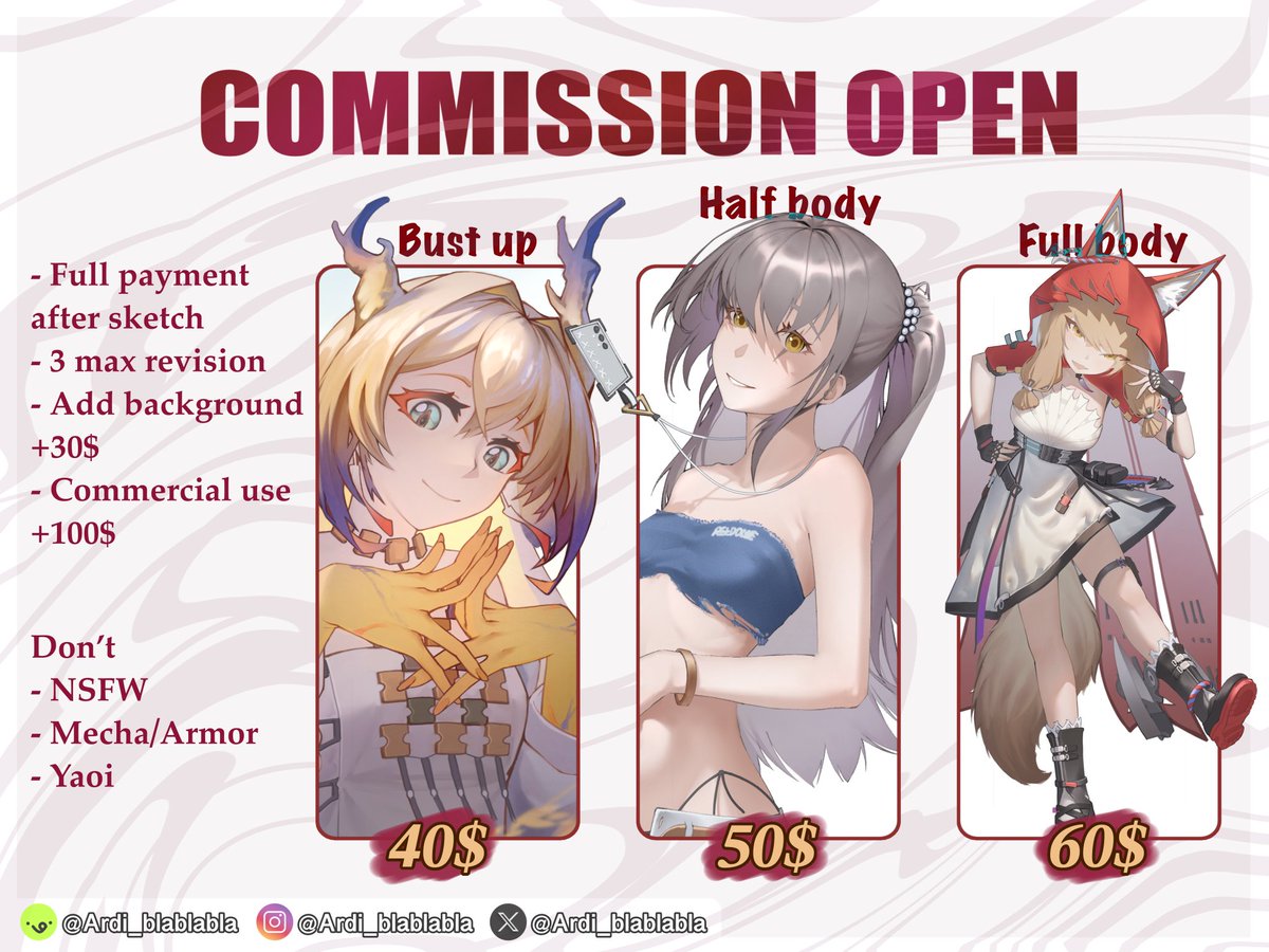 Ardi || Commssion Open tweet media