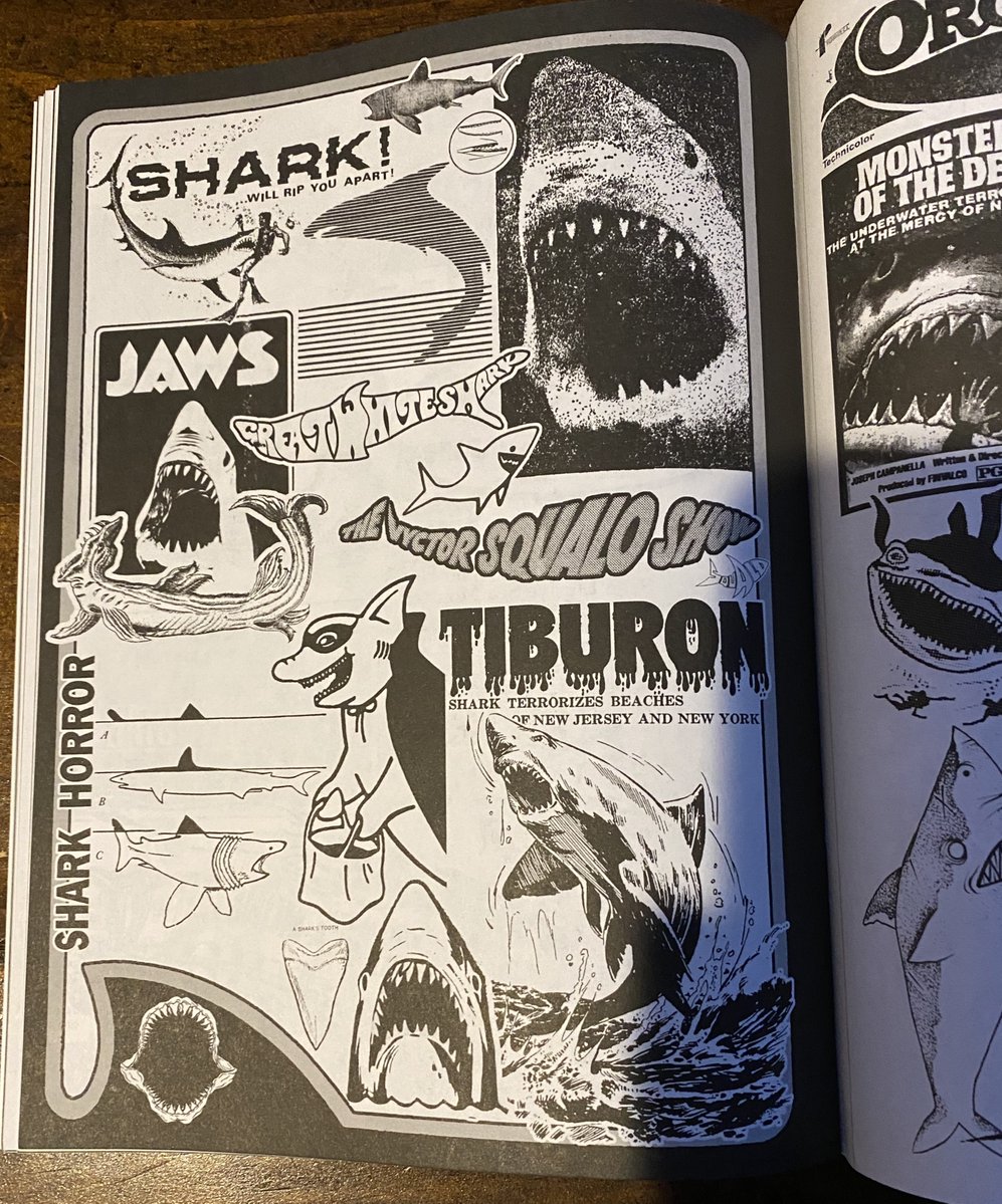 pencil_army's tweet image. Three of my favorite pages from Monstermania #2

#PhysicalMedia #MonstermaniaMagazine #Shark #Jaws #Tintorera #Orca