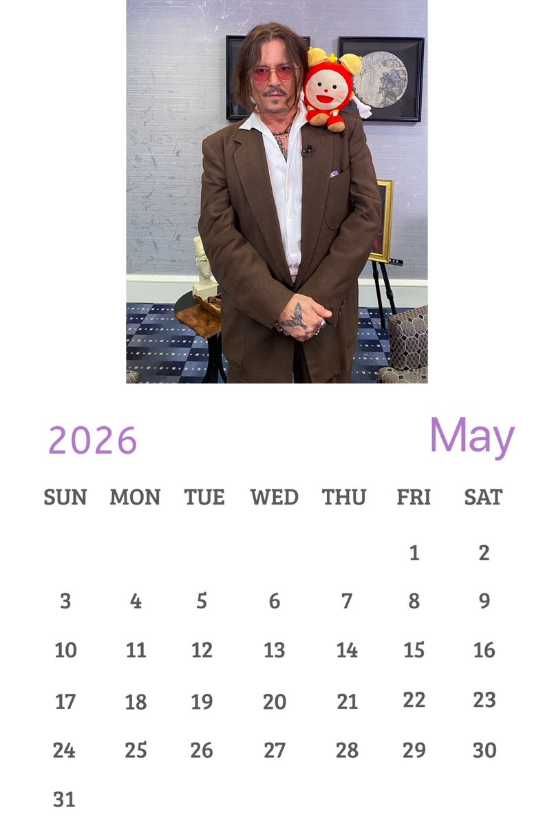 hn_i9q's tweet image. 「これよりもっとどんないい事が✨」
今月もよろしくお願いします。

#5月 
#JohnnyDepp