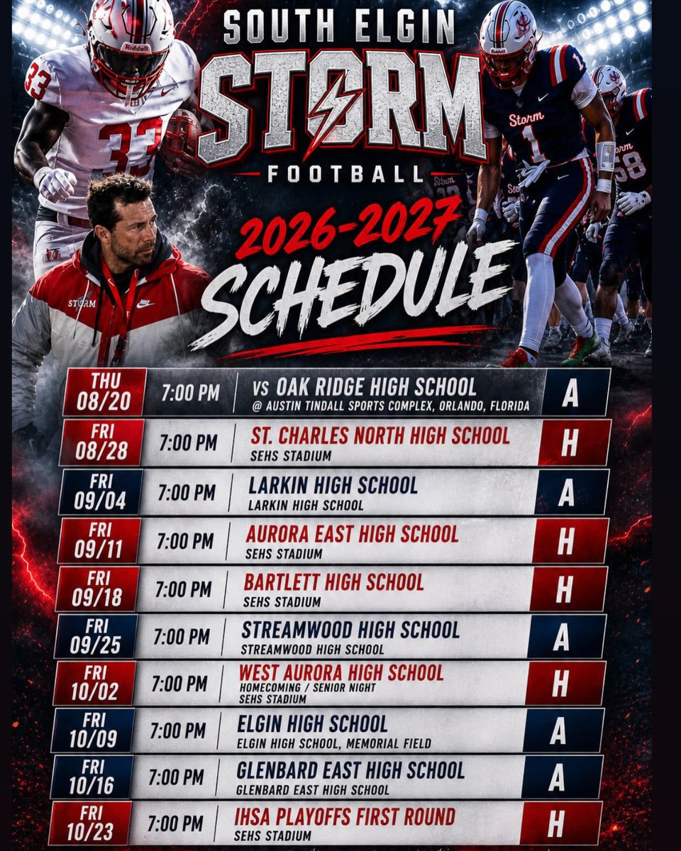 South Elgin High School Storm Football tweet media