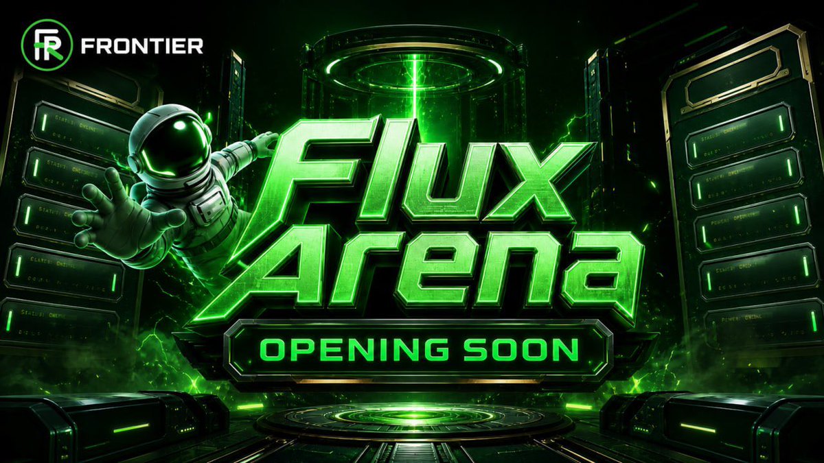 FrontierFi's tweet photo. 🔥 FRONTIER | Flux Arena Opening Soon 🔥
The AI-powered Flux Arena is about to ignite.

This is not just another game.
This is a new AI-driven experience powered by Agent-managed execution, full-room automatic activation, and dual-asset settlement.

🎮 Flux Arena Highlights
⚡️ Full room, instant activation
⚡️ Independent pool for every round
⚡️ 50-player room mechanism
⚡️ Unfilled rooms automatically flow into the next round
⚡️ Multi-round participation supported
⚡️ AI Agent handles execution automatically
⚡️ FRO + AiEFi dual-asset ecosystem loop

In Flux Arena,
every entry activates a new AI calculation;
every full room triggers a new ecosystem settlement;
every result is executed automatically by the Agent.

🎯 Settlement Mechanism
✅ 30% Positive Settlement: receive FRO
✅ 70% Reverse Clearing: receive AiEFi

Flux Arena is set to redefine FRONTIER’s high-frequency interactive ecosystem.
No fixed countdown. Full room means instant launch.
No complicated waiting. Just real-time flow.
No single-outcome model. Only dual-direction settlement.

🚀 A brand-new experience is opening soon.
🌐 Global believers, get ready.
🔥 Flux Arena is about to set the market on fire.

FRONTIER’s next ecosystem ignition point is here.
Get ready — the next full-room activation starts instantly.

#FRONTIER #FluxArena #FRO #AiEFi #AIAgent #GameFi #BNBChain #Web3 #FrontierFi