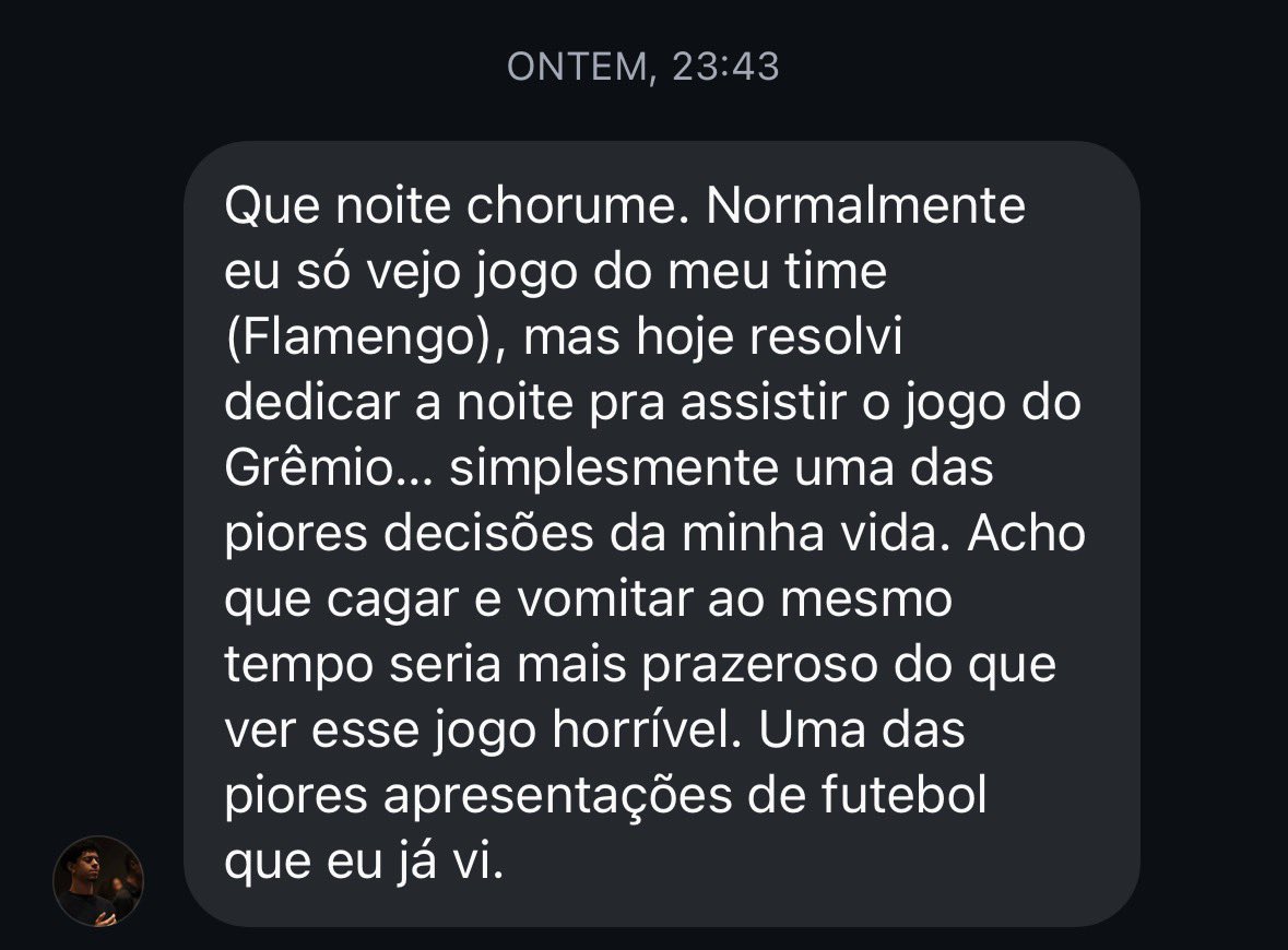 Chorume do Grêmio tweet media