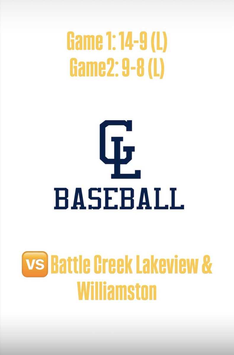 Grand Ledge Baseball tweet media