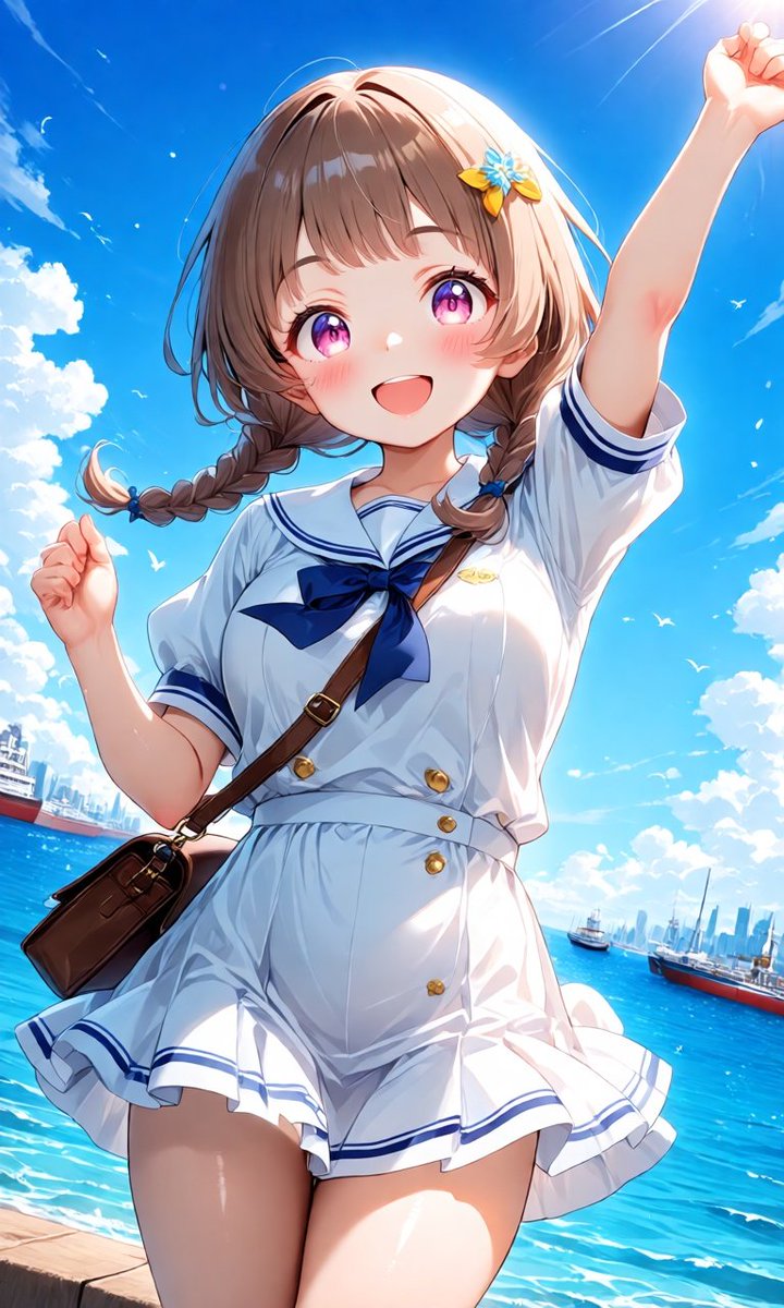みんな連休を楽しんでますか！？ #AIイラスト好きさんと繫がりたい #AI
