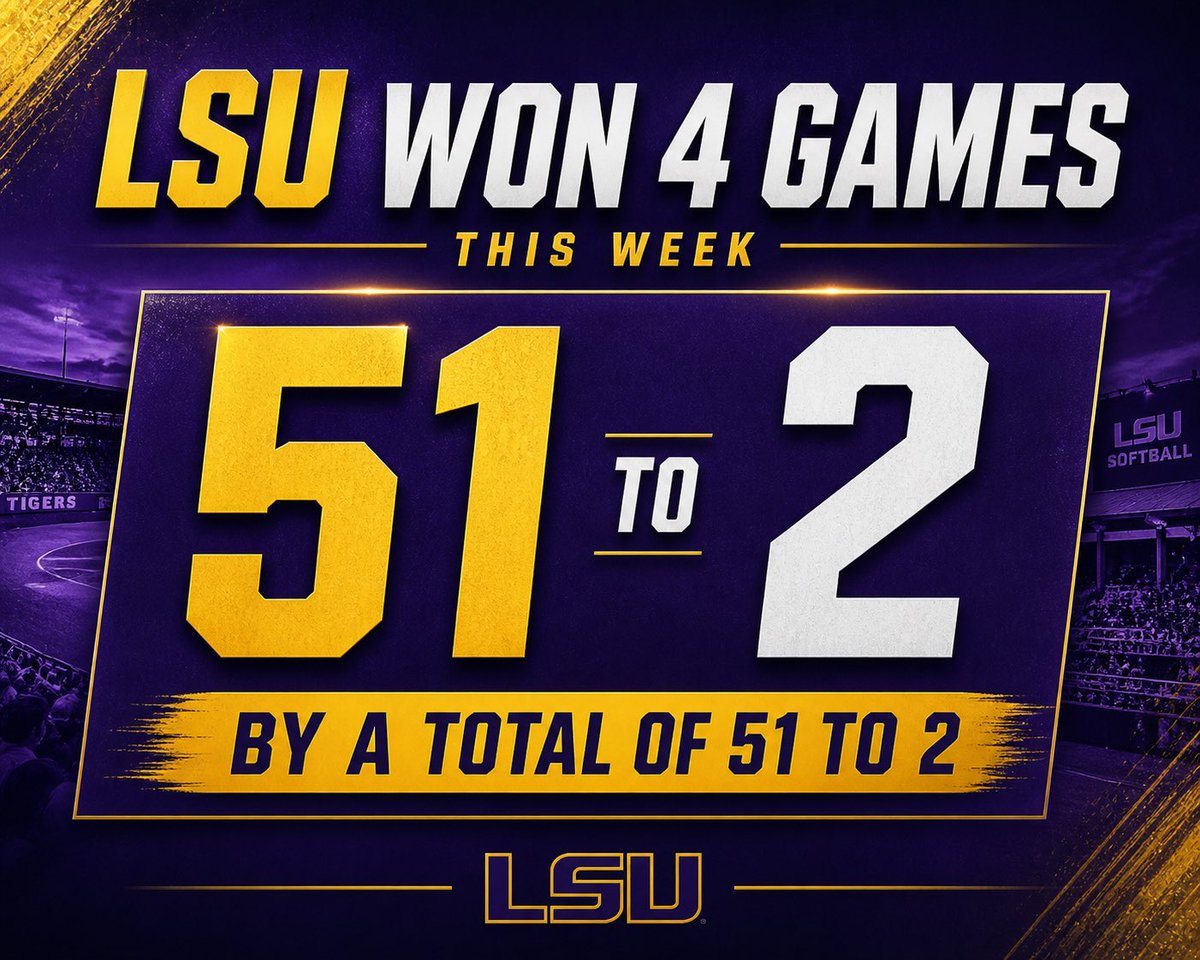 DAILY LSU NEWS + LSU Softball Report tweet media