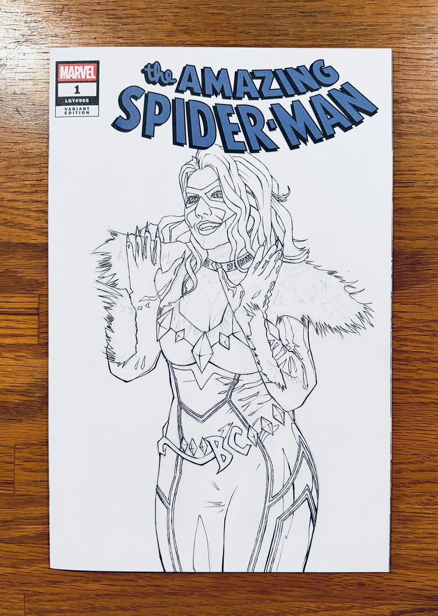retrobranddraws's tweet image. calling this one done. @halcybella in her amazing black cat cosplay was so good that i felt it needed to be on a comic cover, hopefully i did her justice.

#blackcat #feliciahardy #spiderman #marvel  #marvelrivals