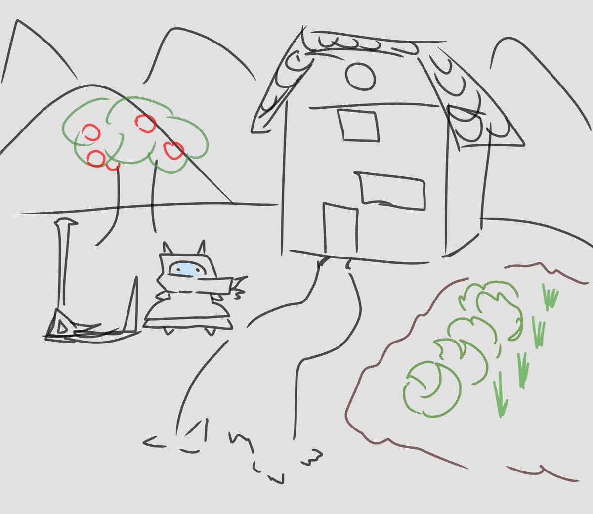 fact: 

Brenda lives in the mountains