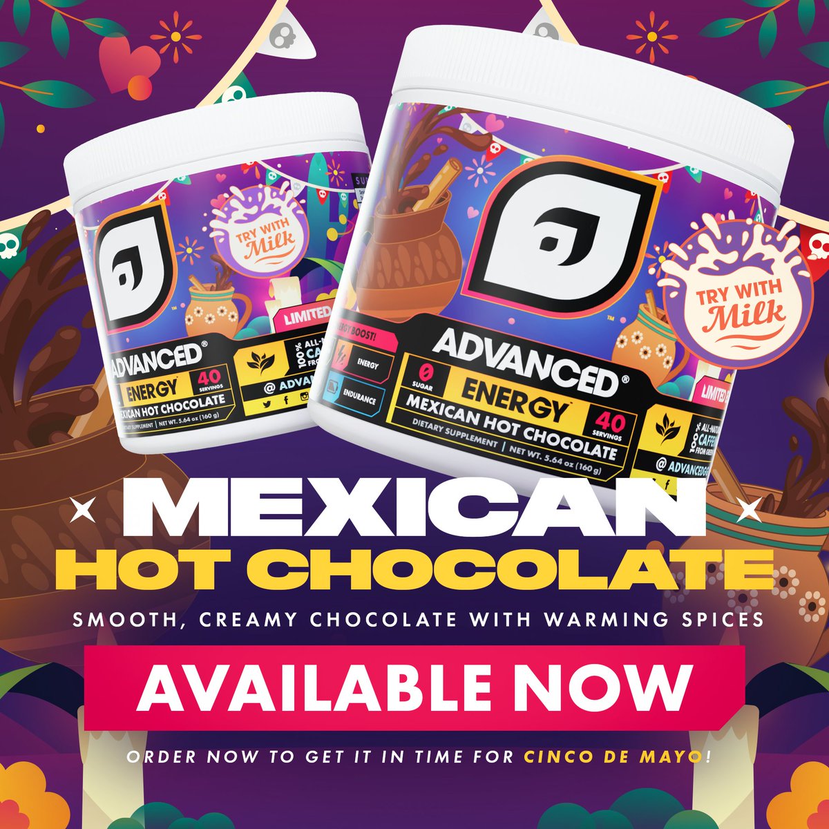 choko♡moka⭐︎ron♡moko　特別注文 🌶🍫 NEW LIMITED FLAVOR DROP - MEXICAN HOT CHOCOLATE 🍫🌶 Say