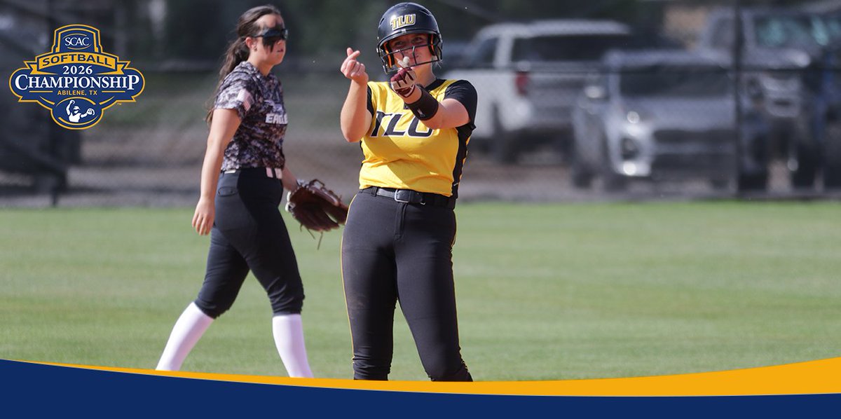 SCAC_Sports's tweet photo. #SCACSb | No. 1 Seed TLU Downs Ozarks 6-1 in #SCAC Tournament Opening Round🥎
📰| https://t.co/XbmKMFNBAq
| #SCACChamps | #SCACPride | #d3sb https://t.co/C6FfU6xzIK