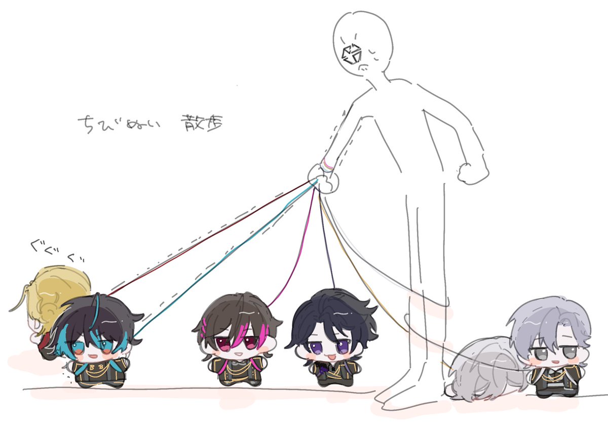ぬい連れて散歩するのが私の夢です
ぬい嬉しい！楽しみ！
#絵れしく