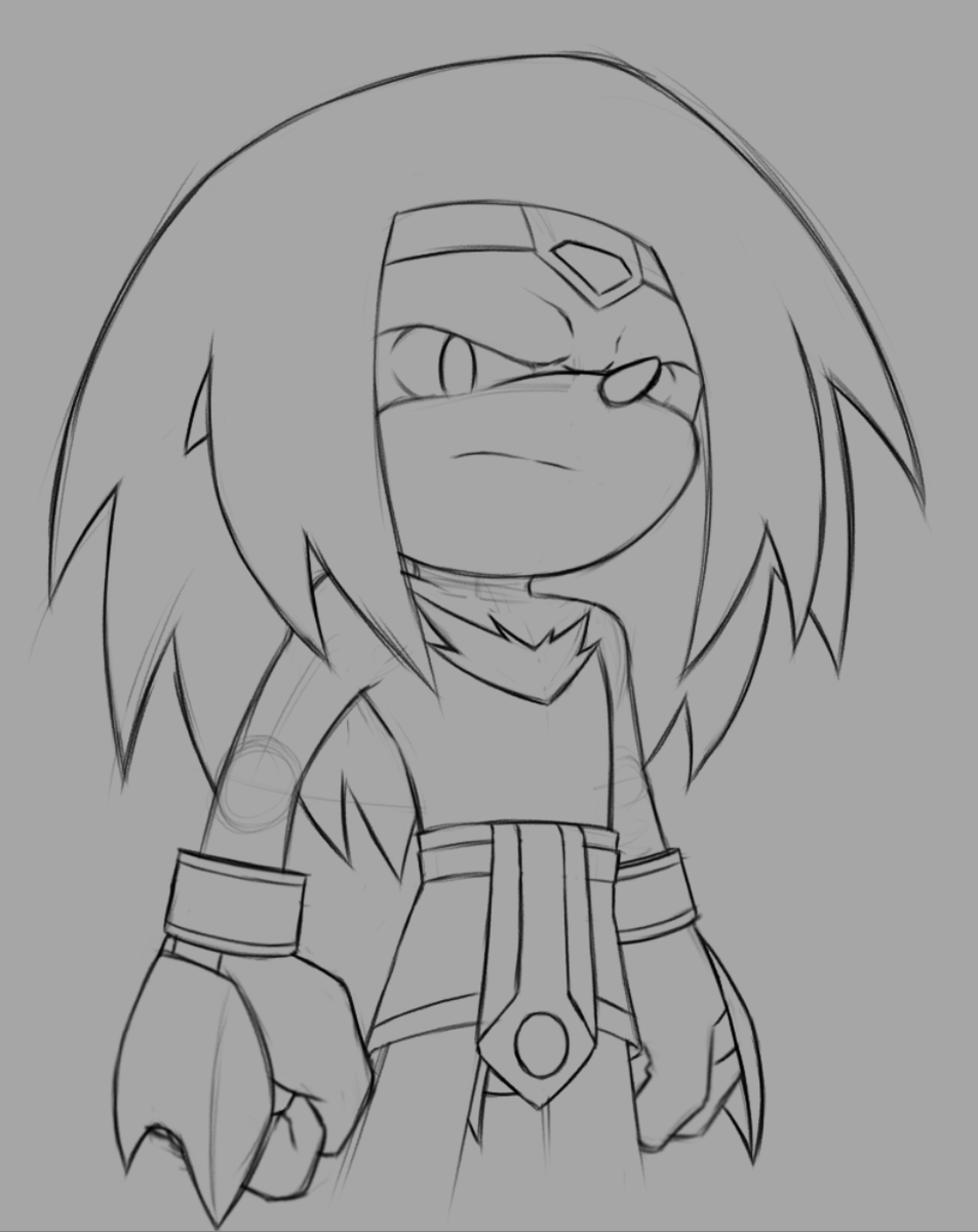 _stovan's tweet photo. #Knuckles has debuted for the first time in animation production for #SonicAct2! https://t.co/uJRSqrmtTA