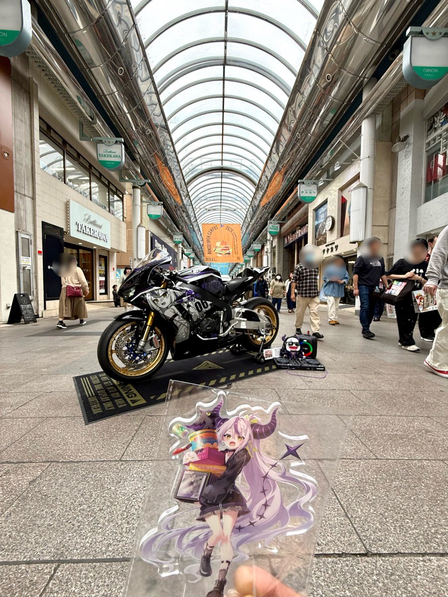 mizu_LEXUS's tweet photo. ラプ様、ラプ様バイクと栃木だよ。
owner:@Kamuon_Rider

 #とちテレアニメフェスタ2026 https://t.co/lVsLj6Aigq