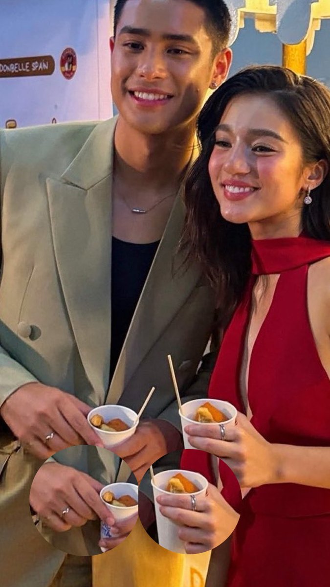 bahala kayo dyan basta same yung ring, kayo na bahala mag-isip kung bakit sila may singsing🤷🏻‍♀️