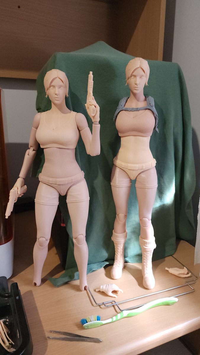 christinaconan's tweet image. Some progress on my 1/4 scale legacy of atlantis Lara figure 
#tombraider #laracroft