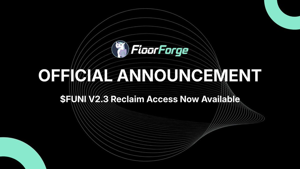 Official Announcement
FUNI V2.3 Reclaim Access Now Available

To our community and $FUNI V2.3 Holders:

We previously identified an issue where the Reclaim / Withdraw entry was not clearly visible on the website. 

This led some users to believe their FUNI was missing, or they