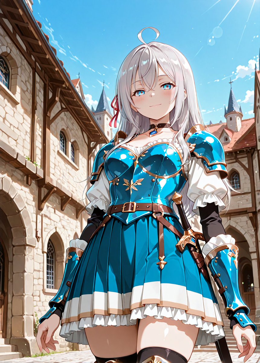 勇者のアリサ・ミハイロヴナ・九条さん SFW Illustration. No nudity