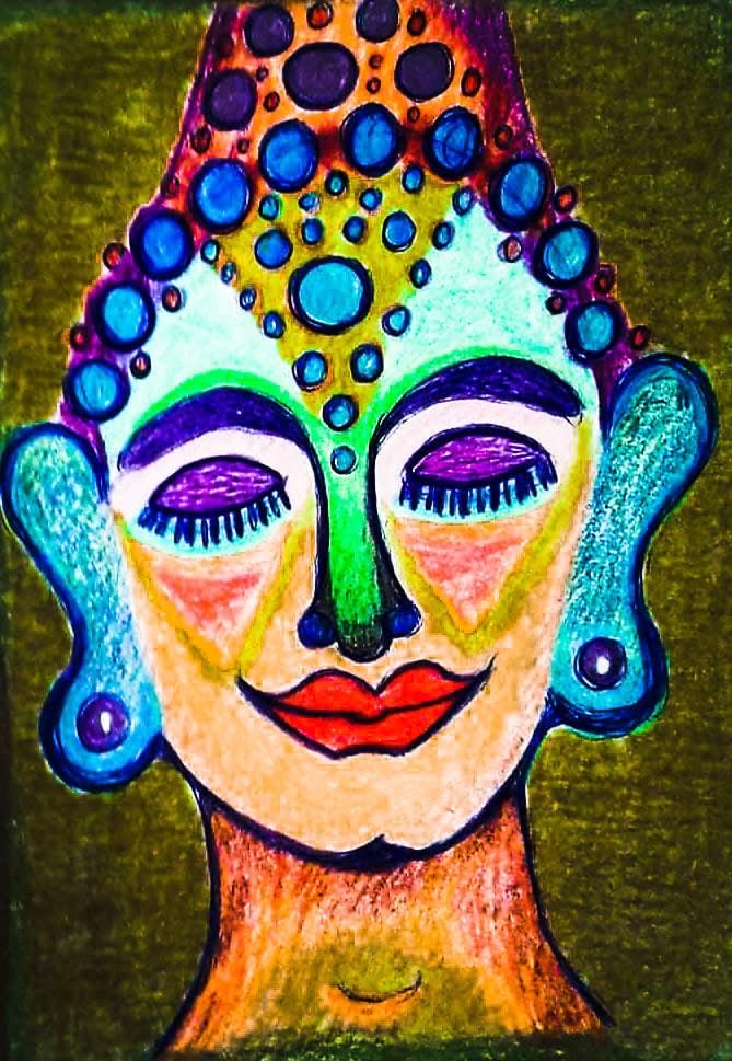 LLettink's tweet image. Krishna. 🌈✨ Dieses farbenfrohe Kunstwerk bringt so viel Freude und positive Energie! Die leuchtenden Farben und das freundliche Lächeln zaubern sofort ein Lächeln ins Gesicht. Kunst ist eine wunderbare Möglichkeit, unsere Kreativität auszudrücken! 🎨💖

#Kunst #Kreativität
