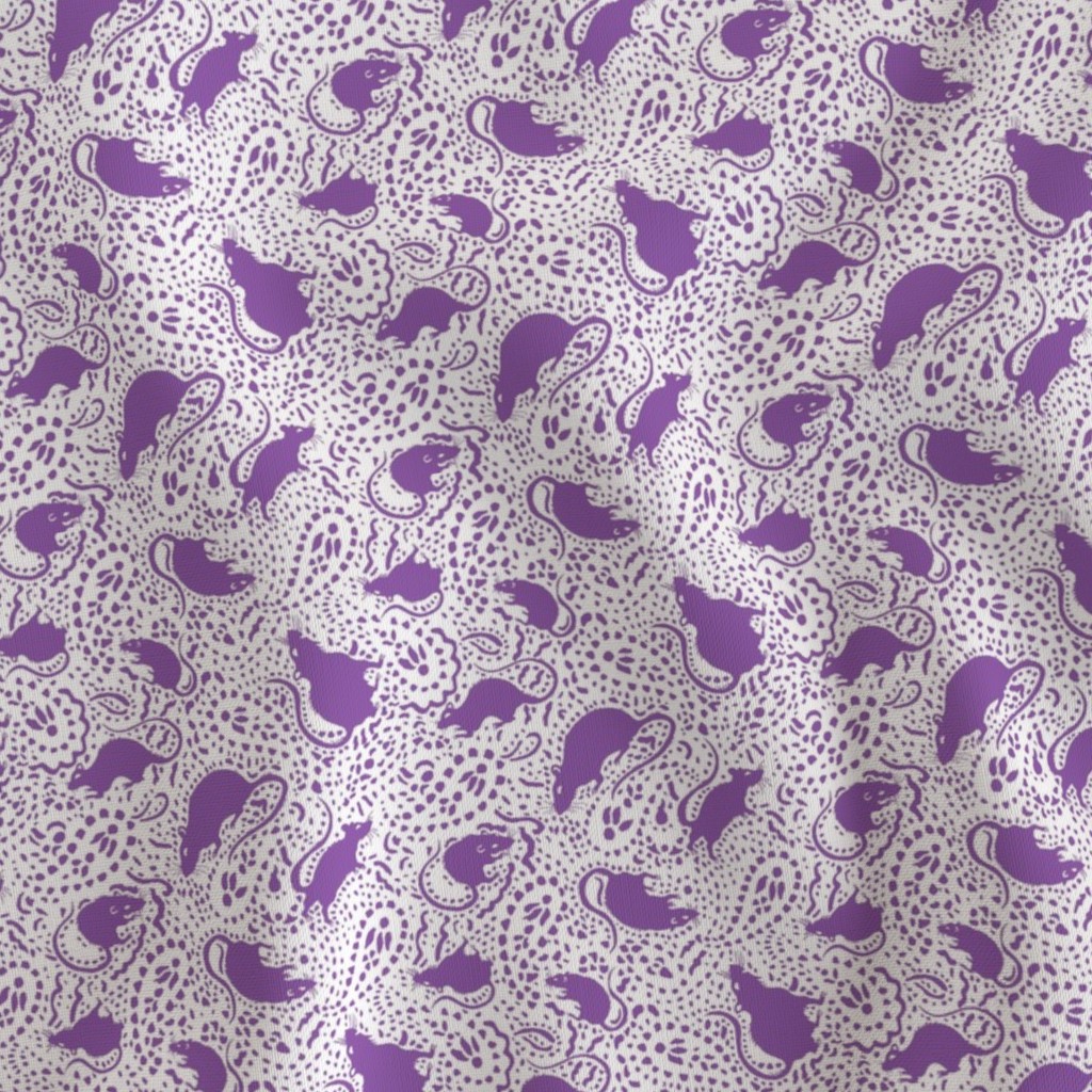PaisleyPowered's tweet image. The "Paisley Rat Mosaic" fabric is often bought by pet rat owners to make accessories for their rats. These include fleece hammocks and fabric cubes for play. A sample of the "Paisley Rat Mosaic" fabric was ordered today by a customer. #purple #mosaic 
spoonflower.com/en/fabric/1091…