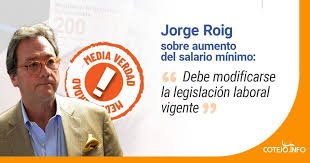 "Sabiendo que J. Roig  es representante  de Fedecámaras y participa en el "consenso laboral", es claro que lo anunciado por la Pdta DR se "negoció" con los poderes económicos en lo que eufemísticamente Roig llama "genuina mesa tripartita"...🚨🚨Leer  ➕➡️m.aporrea.org/actualidad/a35…