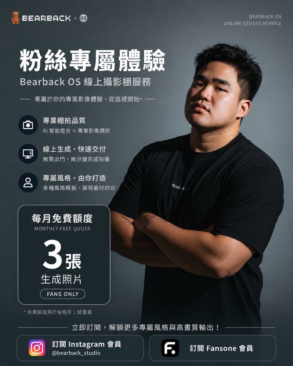 Bearback Studio 多肉男甡工作室 tweet media